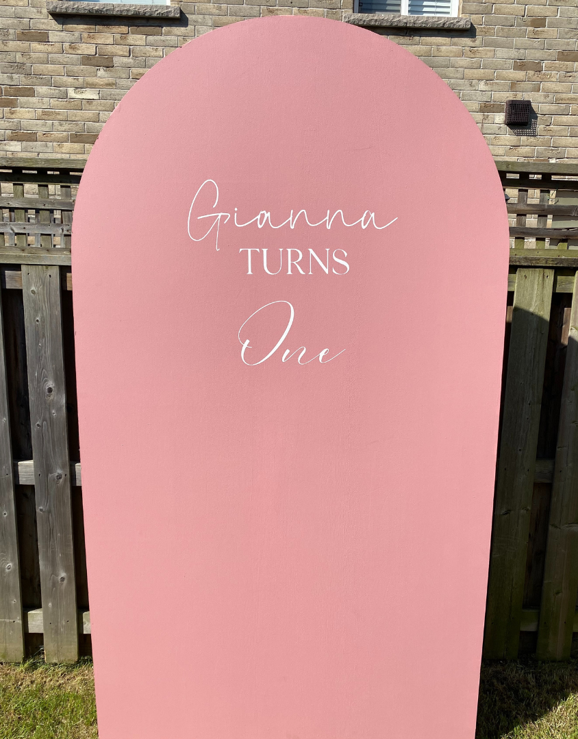 Hollow Backdrop arch rental in Oshawa, Toronto and Durham Party and